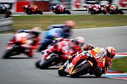 Finálový závod MotoGP Velká cena České republiky, závod mistrovství světa silničních motocyklů v Brně 4. srpna 2019. Na snímku (vpravo) Marc Marquez (SPA).