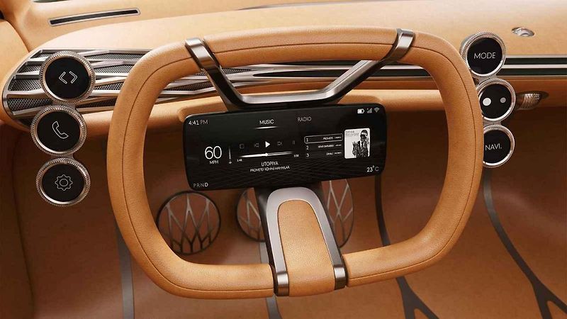 Koncpet dvoumístného elektromobilu Genesis Mint Concept