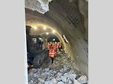 Proražení tunelu Homole na D35.