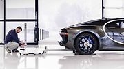 Výrobní prostory Bugatti Chiron ve francouzském Molsheimu.