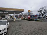 Čerpací stanice Shell v Chałupkách, Polsko (29. března 2026)