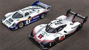 Porsche 956 a 919 Hybrid Evo.