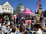 Kolonádu ovládla italská auta, na náměstí se dala ochutnat jihoevropská jídla.
