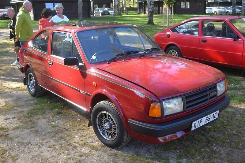 Škoda Rapid - verze RIC na srazu u Hradce Králové. 