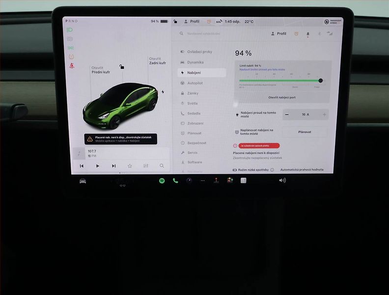 Tesla Model 3 (2021) Long Range 4WD 74kWh, SoH 88% - fotka 11 z 20