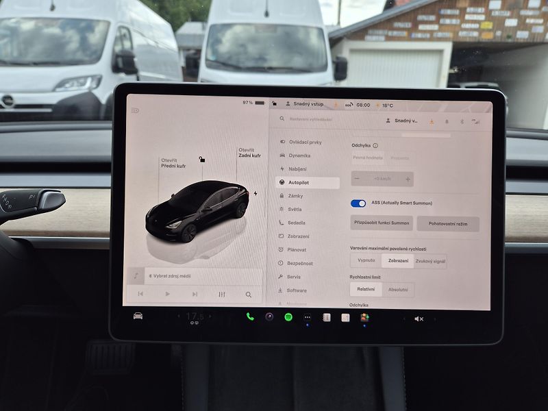 Tesla Model 3 STANDART RANGE 208kw SOH 94% - fotka 23 z 49