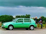 Volkswagen Golf třetí generace.