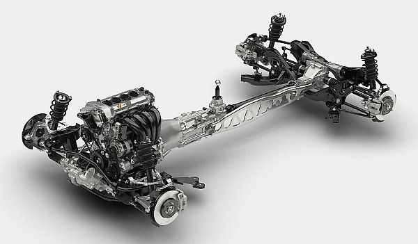 Technika nové Mazdy MX-5.