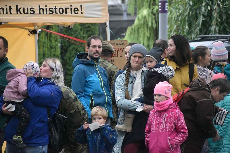 Den uniformovaných sborů v Kroměříži.