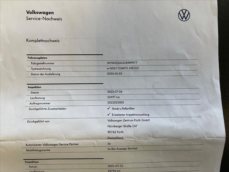 Volkswagen e-Golf 100kW,DPH,tep.čerpadlo - fotka 31 z 33