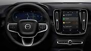 Android Automotive OS na palubě elektrického Volva XC40.