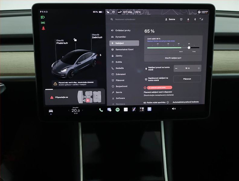Tesla Model 3 (2019) Long Range 4WD 82kWh, SoH 86% - fotka 11 z 22