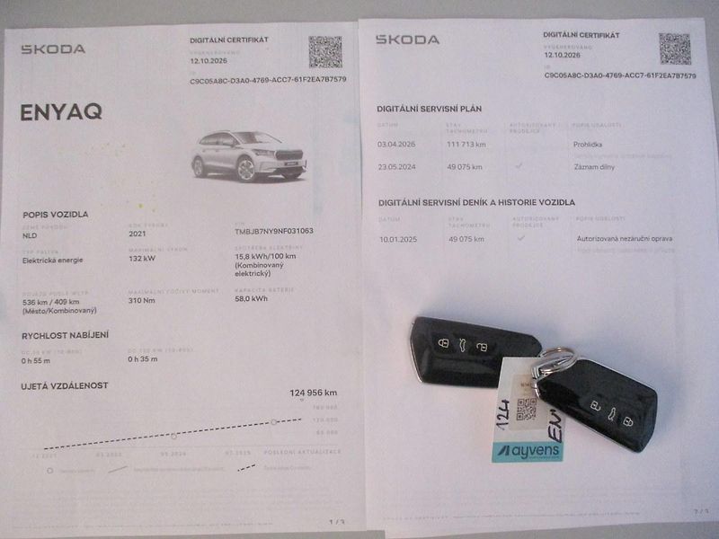 Škoda Enyaq 60 iV TEP.ČERPADLO*MODEL 22 - fotka 48 z 63