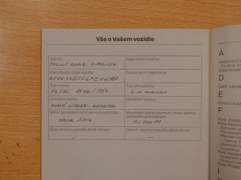 Ford Focus (2015) ČR 1.6D 85KW – PO ROZVODECH - fotka 41 z 43