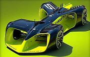 Koncept monopostu pro první šampionát autonomních vozů.