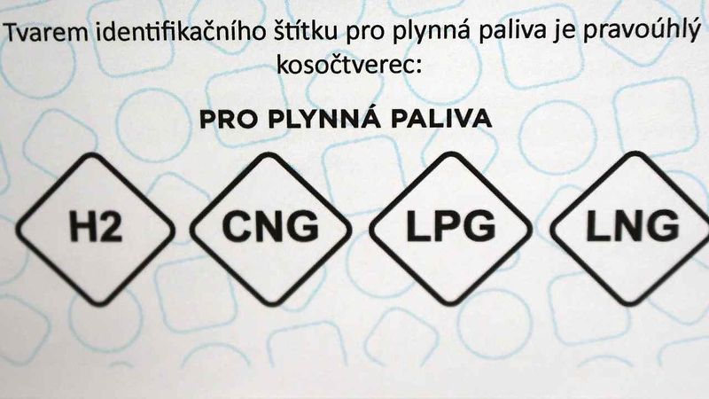 Označení pro jednotlivé typy nafty