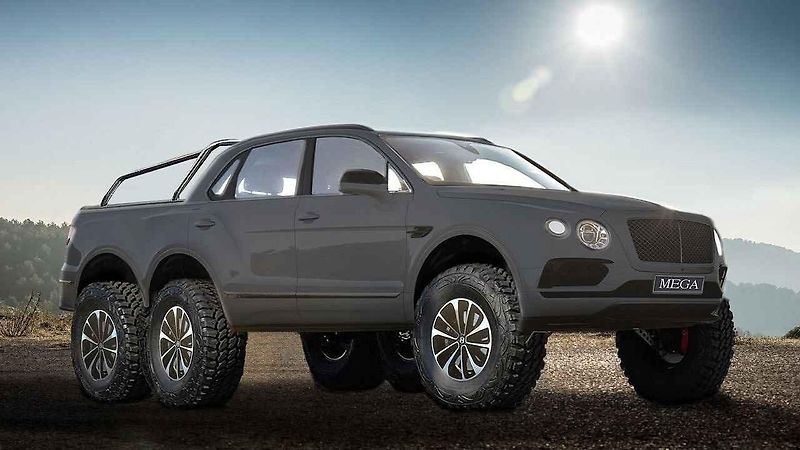 Bentley Bentayga 6x6.