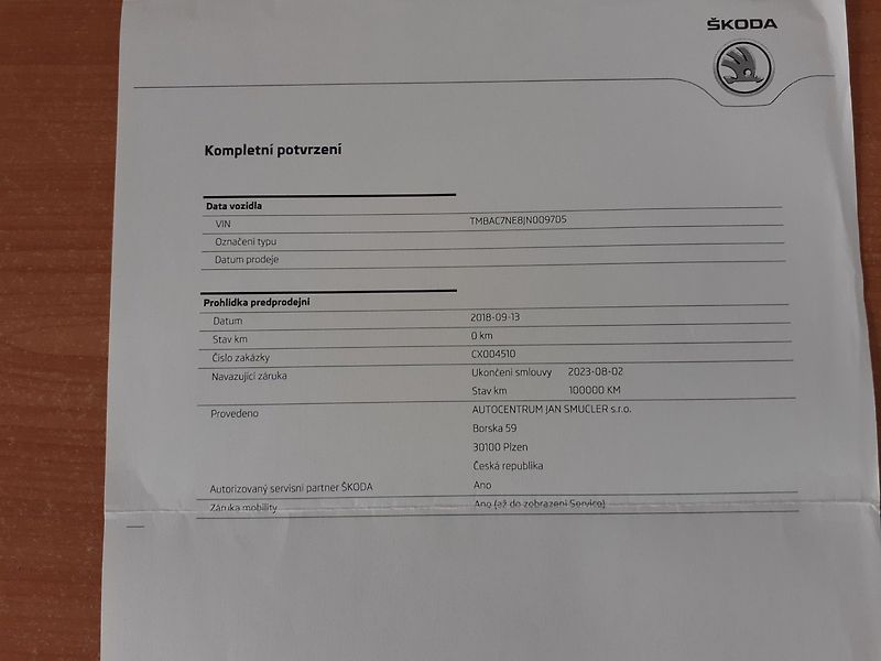 Škoda Octavia (2018) 1.4 TSi  110 Kw ČR - fotka 32 z 32