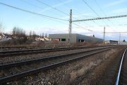 Výstavba prostor u brněnské ulice Markéty Kuncové, kde bude v budoucnu druhý Tesla store v České republice.
