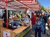 Kolonádu ovládla italská auta, na náměstí se dala ochutnat jihoevropská jídla.
