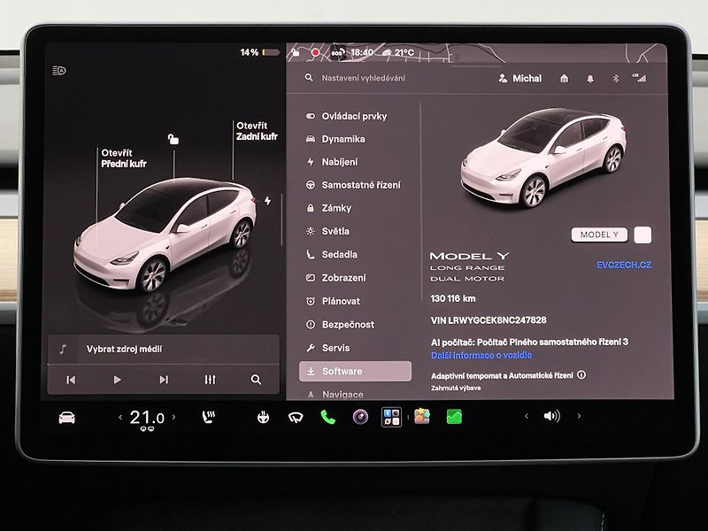 Tesla Model Y Long Range, Tažné, 90% SOH - fotka 10 z 21