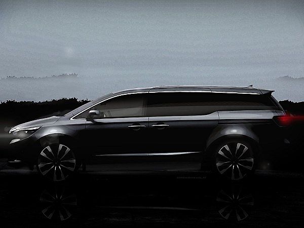 Nové MPV od automobilky Kia se ukazuje na dalším obrázku.