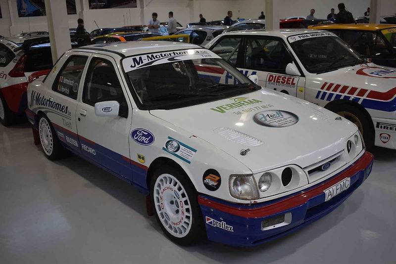 Francois Delecour u zapůjčeného vozu Alpine pro Rally Pačejov