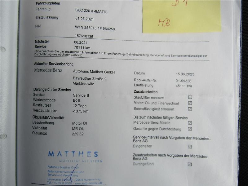 Mercedes-Benz GLC 2,0 CDi 220d 4MATIC - fotka 39 z 44