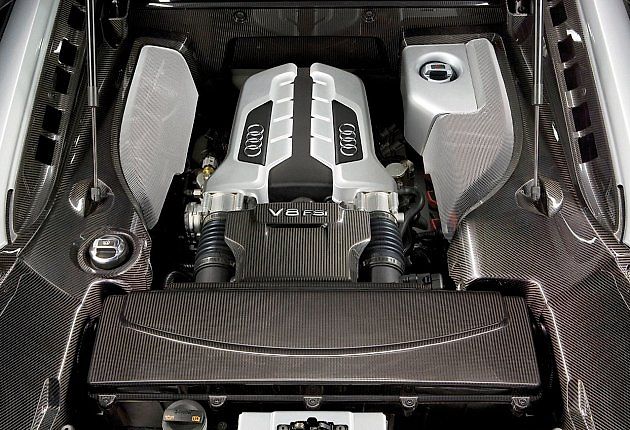 Audi R8 má motor uprostřed., zdroj: Se svolením Audi