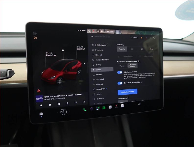 Tesla Model Y (2022) Long Range AWD 79kWh, SoH 89% - fotka 23 z 33
