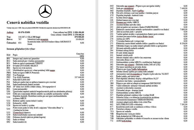 Mercedes-Benz CLA 200 kupé 1. Majitel - fotka 16 z 17