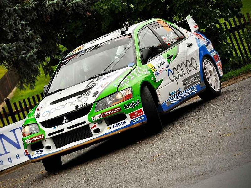 Posádka Semerád / Ceplecha na trati shakedownu Rally Bohemia 2012