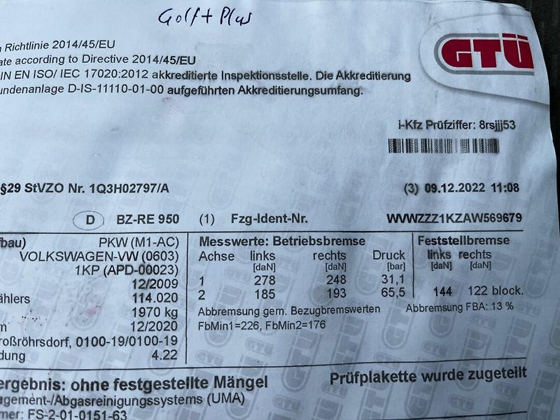 Volkswagen Golf Plus (2009) 1.4 TSi Velmi pěkný - fotka 17 z 27