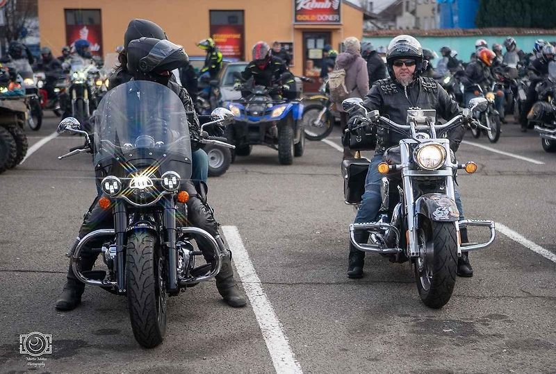 Vánočka 2024. Podívejte se, jak vypadal tradiční sraz motorkářů ve Slavkově.