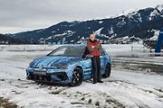 Volkswagen Golf R na akci Ice Race