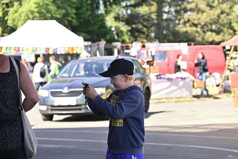 Z akce Pradědečkův traktor v Národním zemědělském muzeu v Čáslavi.