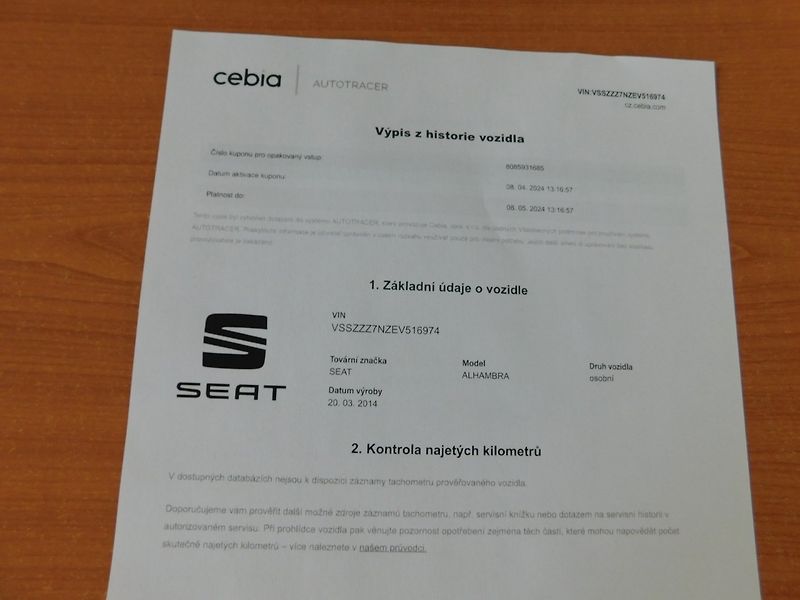 Seat Alhambra (2014) 2.0 TDi 4x4 7.MÍST - fotka 47 z 48
