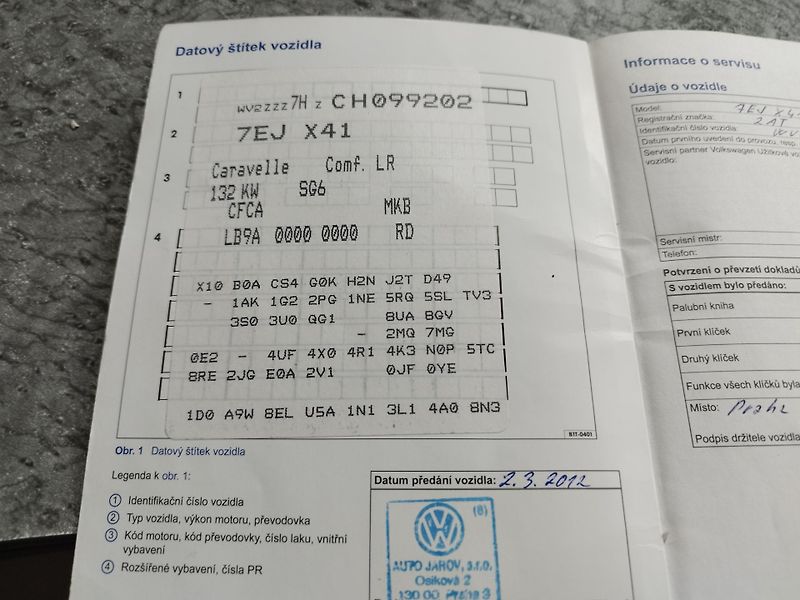 Volkswagen Caravelle (2012) 2,0TDI,LONG,9MÍST,TAŽ,ALU,SER. - fotka 25 z 35
