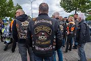 Z benefiční jízdy motocyklů na podporu válečných veteránů.