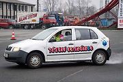 Dětská autoškola pro nejmenší a mladé řidiče v polygonu Libros, 28. února 2024, Ostrava.