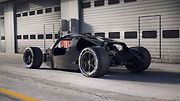 Bugatti Bolide bez vnějších karosářských dílů