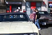 Prvomájová jízda automobilových veteránů 2025 v Ústí nad Labem.