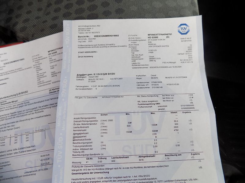 Ford Transit (2011) 2,4 103KW 7 MÍST 3 STR.SKLÁPĚČ - fotka 48 z 50
