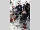Z natáčení komedie Když se zhasne v Olomouci