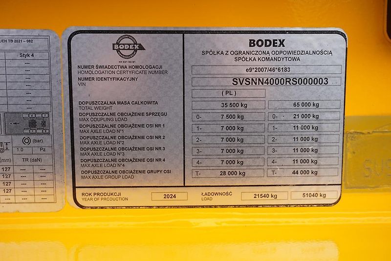 BODEX (2024) NISKOPODWOZIOWA / 4 OSIE / NAJ - fotka 11 z 27