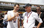 F1 2017 GP Španělska - Mats Hummels (FC Bayern Mnichov) a Dieter Zetsche (předseda představenstva skupiny Daimler AG, generální ředitel Mercedes-Benz)