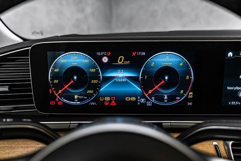 Mercedes-Benz GLS d 4M AMG Pano Nezávislé HUD - fotka 24 z 26