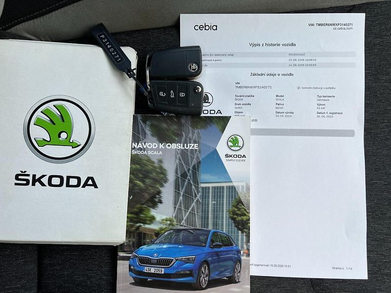 Škoda Scala (2023) 1.0TSi 81kW Style! ČR+1.maj.! - fotka 20 z 36