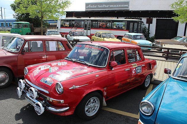 Škodovka v úpravě pro rallye., zdroj: Deník/Edvard Beneš