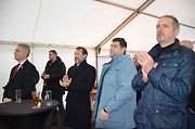 Slavnostní zahájení stavby dalšího úseku dálnice D7 se konalo v pátek 6. prosince v Třebízi.